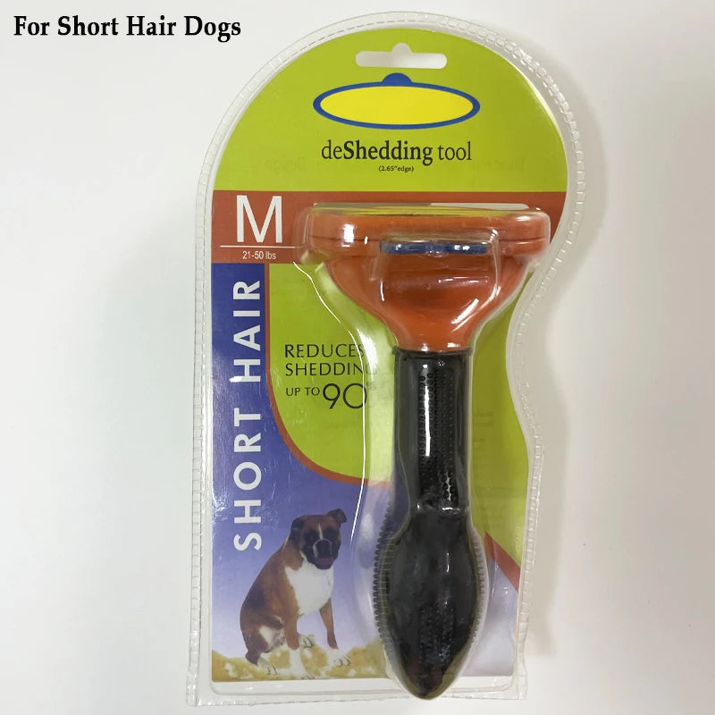 Pet Hair Shedding Comb for Dogs & Cats