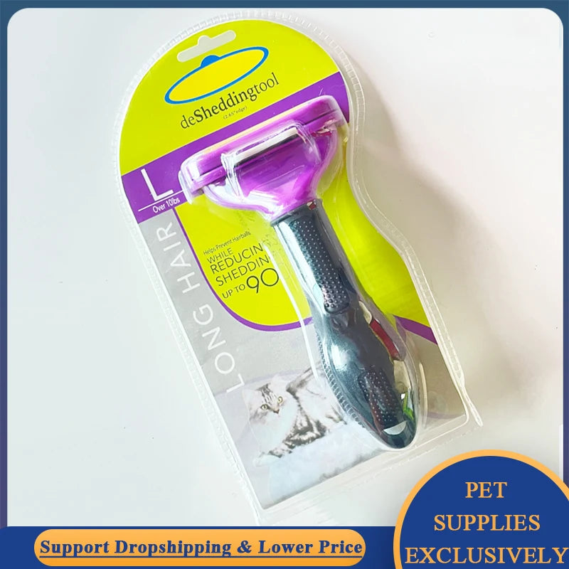 Pet Hair Shedding Comb for Dogs & Cats