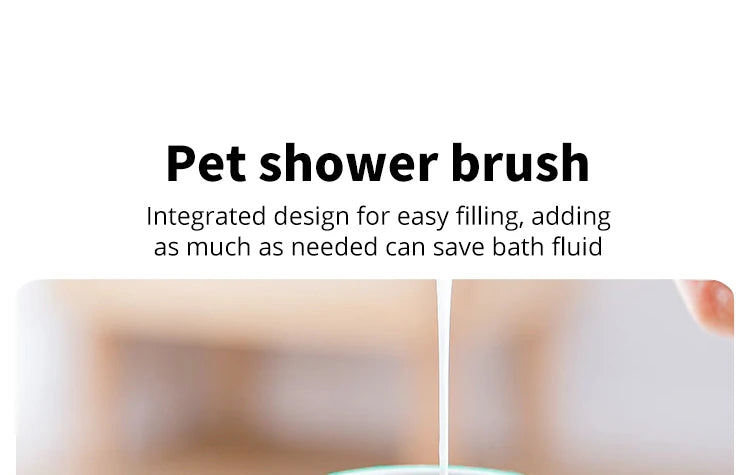 Soft Silicone Pet Bathing Brush