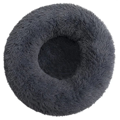 Round Plush Donut Pet Bed