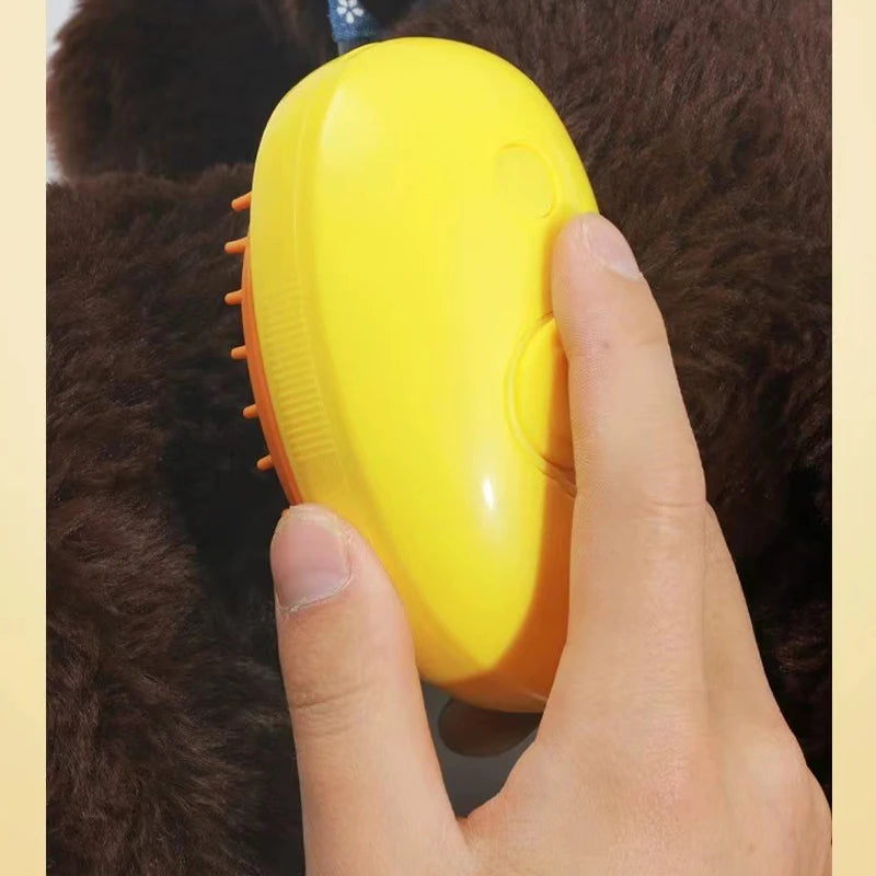All-in-One Grooming Comb with Water Spray